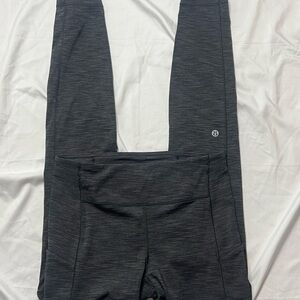 lululemon Heathered Charcoal Gray Active Leggings